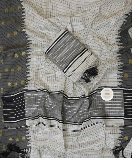 Premium Soft Tissue Saree  with Maanga Motifs